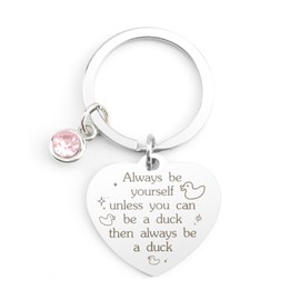 LmashRbaiw Duck Gifts,Duck Keyring,Duck Keychain,Duck Gifts for Women,Duck Lovers Gift for Her,Duck Themed Gifts,Encouragement Gifts,Motivational Gifts