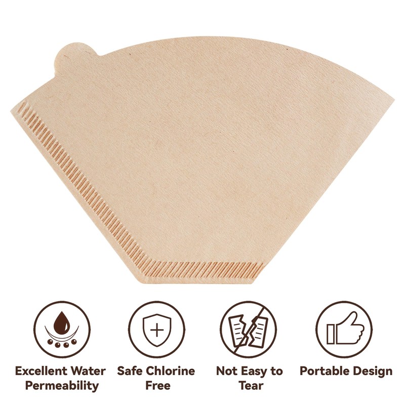 Cone Coffee Filters Compatible with Moccamaster Coffee Machine, 200 Pcs