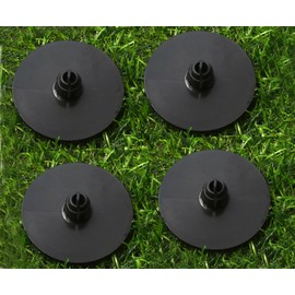 Leaf Spring Helper Insulator Pad Bushings 2C3Z5586AA Compatible with Ford 2000-2019 F-Series E-Series (4Pcs - Black)
