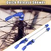 X AUTOHAUX 2pcs Bicycle Mountain Bike Wheel Front Rear Quick