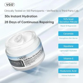 Vgo Crema Facial Hidratante Día Y Noche Ácido Hialurónico