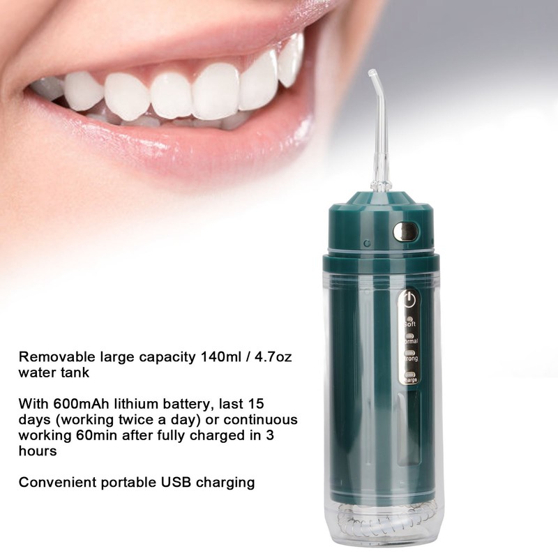 Water Flosser Teeth Cleaner Portable 3 Modes Oral Irrigator with