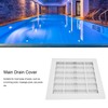 Swimming Pool Main Drain Cover Square Replacement Floor Drain Cover