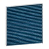 RIDEX Plus cabin air filter, 424I0587P, pollen filter, height: 17,