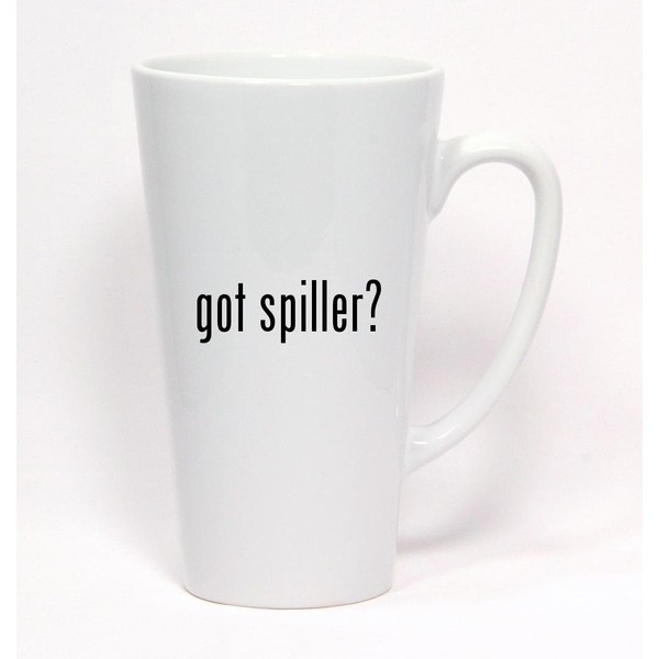 got spiller? - Ceramic Latte Mug 17oz