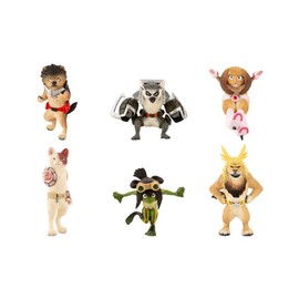 Beast Colle TF099 My Hero Academia Non-Scale Trading Minifigures, 1 Box = 6 Pieces, 6 Types in Total