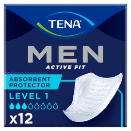 Tena Men Active Fit Absorbent Protector, Level 1 (12 Count)