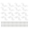 PATIKIL LED Strip Light Clips, Pack of 50 Mounting Brackets,