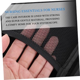 Zerodeko Stethoscope Carrying Bag Portable Protective Case for Nurse Accessories and Shockproof Eva Organizer Lightweight and Convenient for Nurses and Students