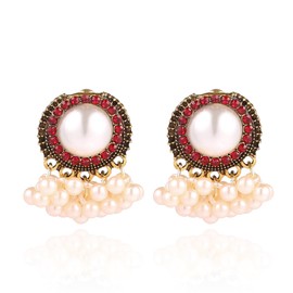 Indian Chandelier Earrings for Women, Boho Jhumka Earrings, Bollywood Festival Jewelry Gifts for Diwali, Weddings, and Holidays