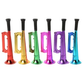 Alipis Play Toy Trumpet for Children 6 Pieces Trumpet Noise Maker Horn Musical Wind Instruments Model Plastic Funny Speaker Performance Cheering Props