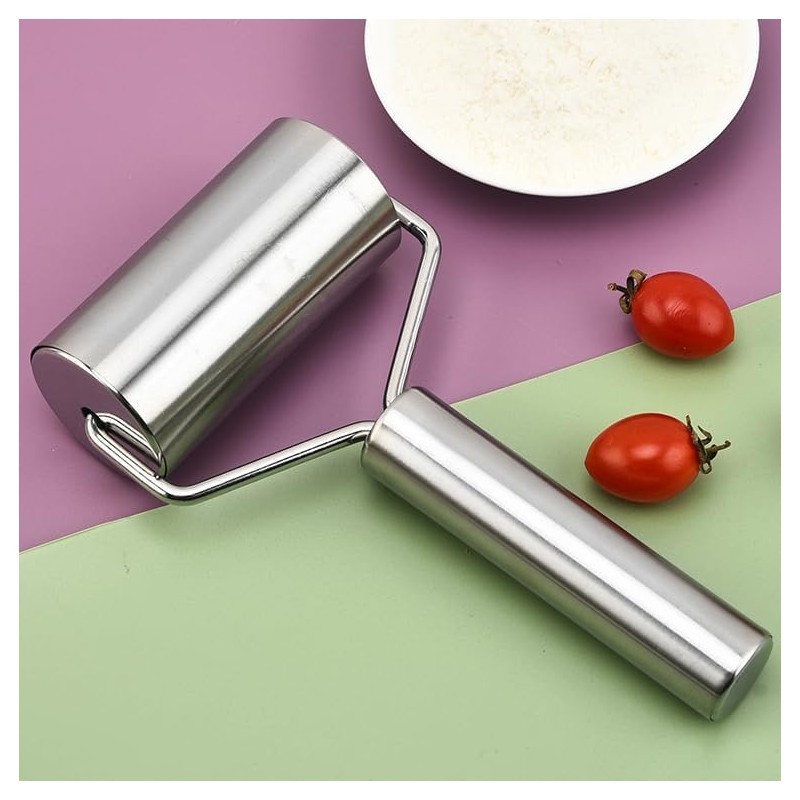 Heyumybit Rolling Pins for Baking,Non Stick Stainless Steel Handle Rolling
