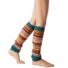 iB-iP Women's Ballet Dancer Warm Aerobic Stretch Leg Warmers, turquoise