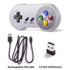 miadore Wireless USB Controller for SNES Emulator, 2 Pack 2.4G