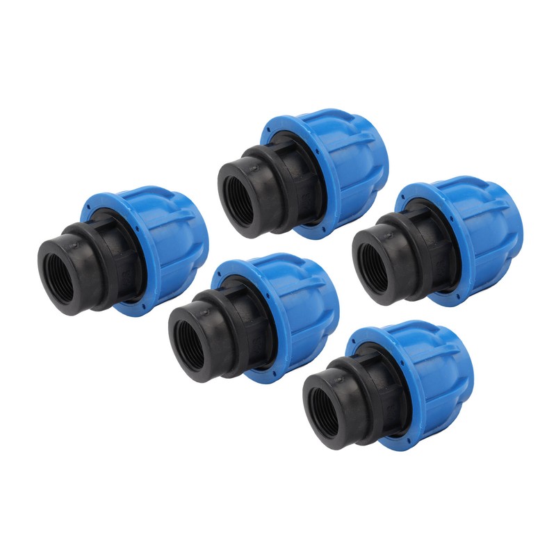 5PCS Plumbing Fittings Water Pipe Quick Connector Coupling Kit Female