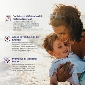 Suplemento Alimenticio Vitamina B12 Metilcobalamina L?quida Sublingual Sabor Ar?ndano 30ml 1 Pieza Apta para Veganos