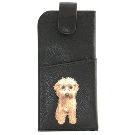 Mala Leather Coco's Glasses Collection Leather Glasses Case 5205_12 Black, black