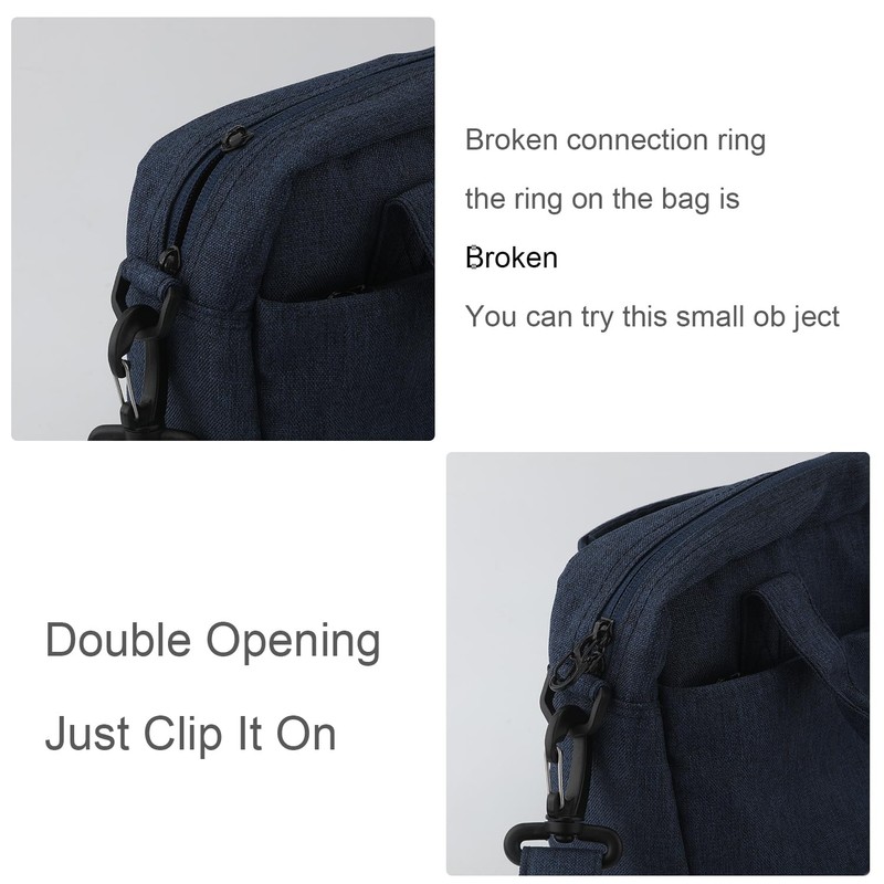 Zipper Clips Theft Deterrent, Backpack Zipper Lock Clips Quick Disconnect