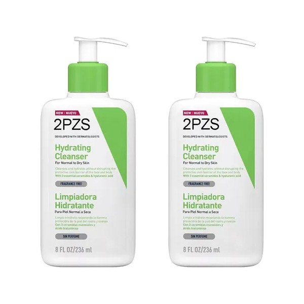 Limpiador Espumoso Hidratante Piel Normal A Seca 2 Pzs