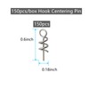 Twist Lock Hook Centering Pin Spring for Fishing Worm Hook