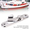152mm/5.98in Straight Bow Chock Line Cleat Hardware 316 Stainless Steel