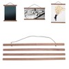 Magnetic Poster Frame Hanger DIY Reusable Black Walnut Magnet Poster