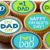 24 Father's Day Design 2 edible cupcake toppers