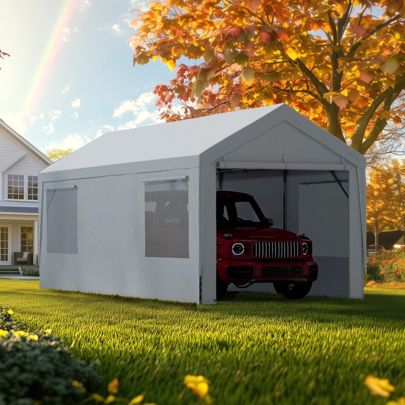 ADVANCE OUTDOOR Replacement Mesh Window Sidewall Tarp for 10/12x20 ft