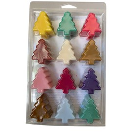 Xmas Tree Wax Melts Gift Set 12 Days of Christmas Festive Fragrances