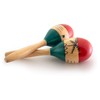 Tiger MAR56-NT Natural Hand Painted Wooden Maracas