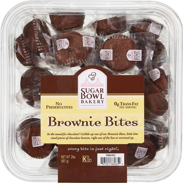 Sugar Bowl Petite Brownie Bites, 2LB (32oz)