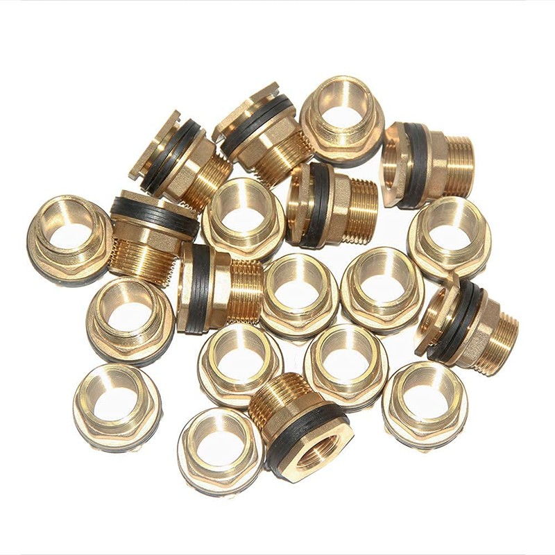 Joywayus 1/2" NPT Female 3/4" GHT Male Soild Brass Water