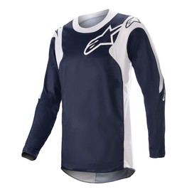 Alpinestars 3761323-7120-MD: Racer Hoen Jersey Night Navy/White Md
