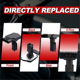 UNITHUB MAF Mass Air Flow Sensor Meter 2451192 222040F010 Compatible for Toyota 4Runner Tundra Land Cruiser Sequoia Lexus 1998-2005