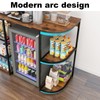 PUNCIA Coffee Bar Cabinet with Fridge Storage