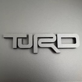 FMSgear One (1) TURD Emblem Badge Fits Toyota FJ Cruiser 4runner TEQ TRD Camry Tacoma