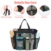 F-color Mesh Shower Caddy Portable, Upgrade Deeper 7 Pockets Basket