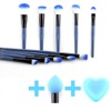 Glow Make-up Brush Set Includes Make-up Brushes And Accessories Eyeshadow