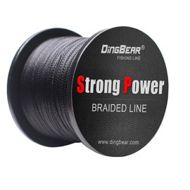 Dingbear 437yd-5000yd strong pull generic braided fishing line fish lines ... (black, 437Yd/400M 135LB/0.60mm)