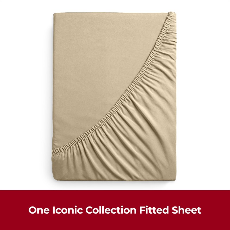 Mellanni King Size Fitted Sheets - All Around Elastic -