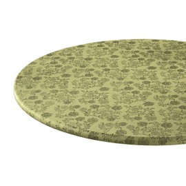 The Kathleen Vinyl Elasticized Table Cover by HSKTM 45" - 56" dia. Round