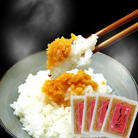 Versatile Side Dish, Ginger, 4.6 oz (130 g), Set of 4 Bags, Made with Kochi Ginger