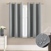XTMYI Short Curtains for Bathroom Window,48 Inch Length Waterproof Blinds