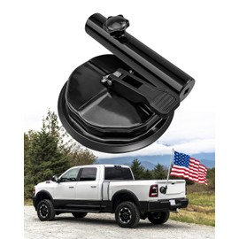 Upgraded Suction Cup Flag Pole Holder, Universal Flag Pole Multi-Function Mounting Bracket Fit for RV Truck Car SUV ATV Jeep Wrangler and House Wall, Maximum Suction 198Lbs/90Kg
