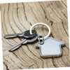 STOBOK Key Ring Accessories 50pcs Stainless Steel Keyring Clips Keyring