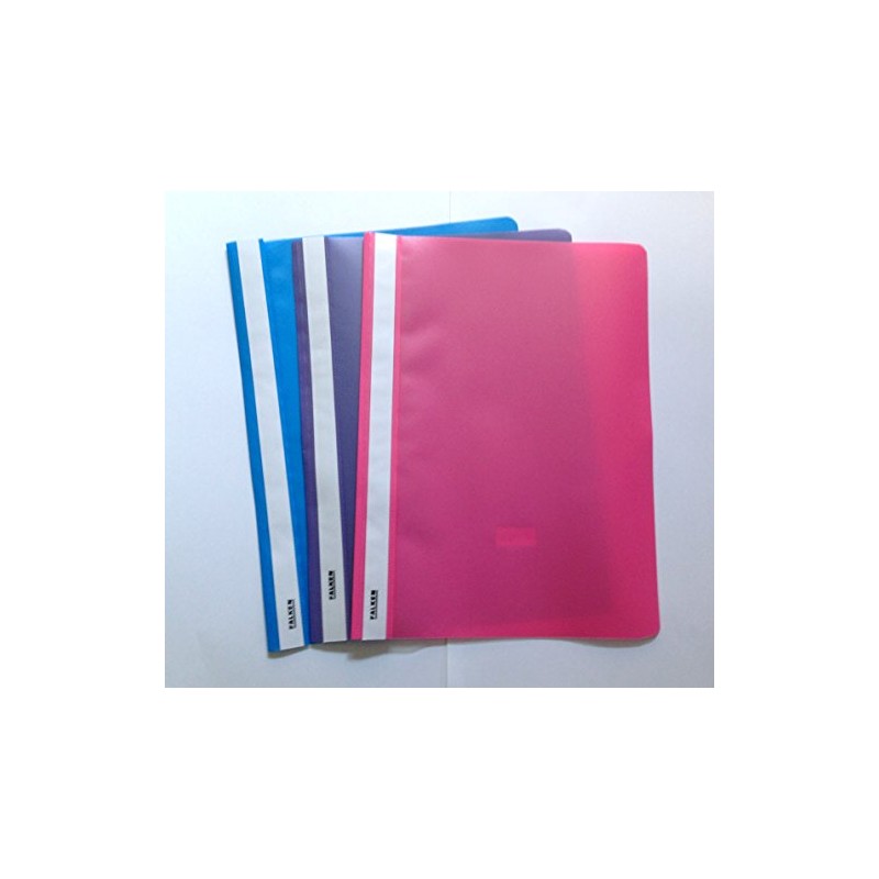 15x Falken File Folder DIN A4 Polypropylene Film Transparent Front