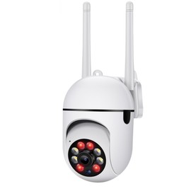 Cámara de Seguridad para Exteriores, Cámara WIFI 1080P para Seguridad en el Hogar con Inclinación Panorámica de 350°, Cámara Inalámbrica con Aplicación de Teléfono, Visión