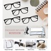AEZUNI 4 Pack Retro Oversized Square Reading Glasses for Women