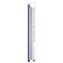 Staedtler Staedtler Mars 561 98-DIN Reduction Scale Ruler Division 1 Piece on Blister Card