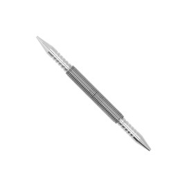 Nail Setter, Double Head Nail Head Center Punch Small Compact Metal Spring Nail Punch for Woodworking